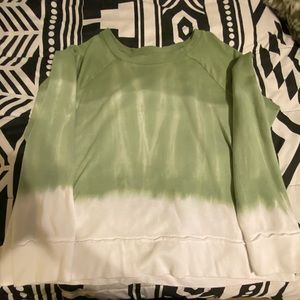 Army green ombré long sleeve